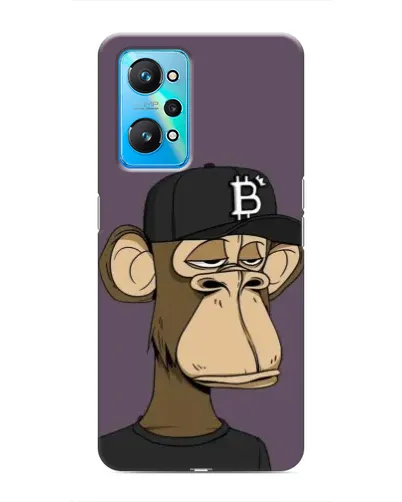 Чехол для Realme GT Neo 2 с картинкой «Bored Ape в кепке»