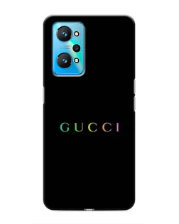 Чехол для Realme GT Neo 2 с картинкой «Gucci — неоновый минимализм»