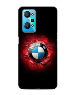 Чехол для Realme GT Neo 2 с картинкой «Логотип BMW — вспышка» Чехол для Realme GT Neo 2 с картинкой «Логотип BMW — вспышка»
