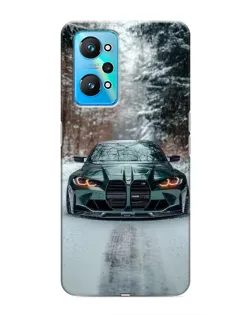 Чехол для Realme GT Neo 2 с картинкой «BMW в зимнем лесу» Чехол для Realme GT Neo 2 с картинкой «BMW в зимнем лесу»
