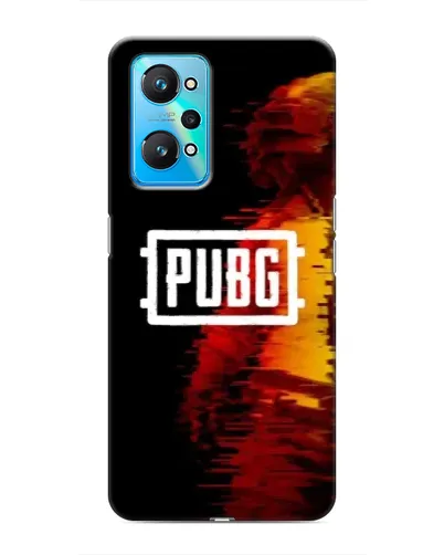 Чехол для Realme GT Neo 2 с картинкой «Яркий логотип PUBG»