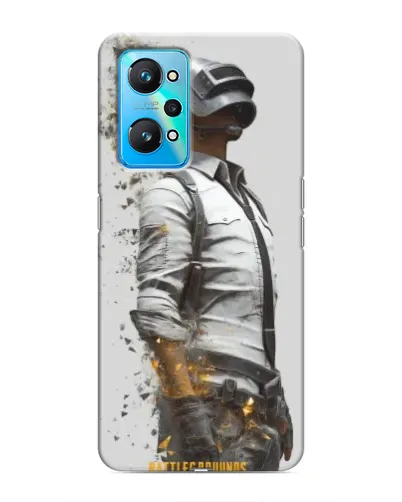 Чехол для Realme GT Neo 2 с картинкой «PUBG — боец в пыли»