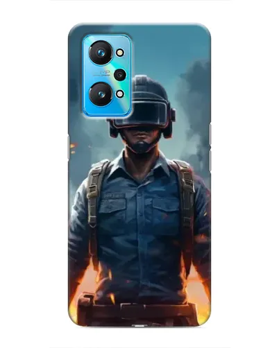 Чехол для Realme GT Neo 2 с картинкой «PUBG — реалистичный герой»