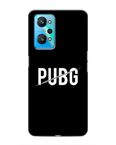 Чехол для Realme GT Neo 2 с картинкой «PUBG — белый логотип»