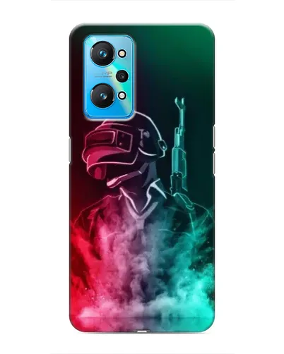 Чехол для Realme GT Neo 2 с картинкой «PUBG — огненный воин»
