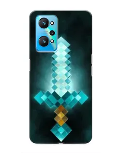 Чехол для Realme GT Neo 2 с картинкой «Алмазный меч неон» Чехол для Realme GT Neo 2 с картинкой «Алмазный меч неон»