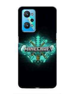 Чехол для Realme GT Neo 2 с картинкой «Minecraft Diamond лого» Чехол для Realme GT Neo 2 с картинкой «Minecraft Diamond лого»
