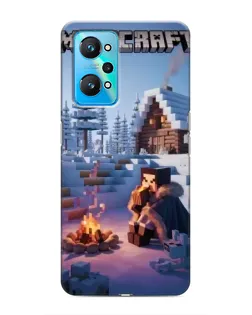 Чехол для Realme GT Neo 2 с картинкой «Зимний Minecraft» Чехол для Realme GT Neo 2 с картинкой «Зимний Minecraft»