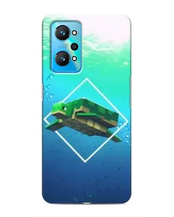 Чехол для Realme GT Neo 2 с картинкой «Черепаха Minecraft» Чехол для Realme GT Neo 2 с картинкой «Черепаха Minecraft»