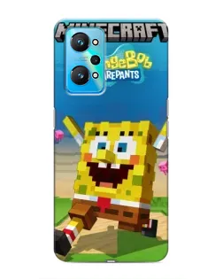Чехол для Realme GT Neo 2 с картинкой «Губка Боб Minecraft» Чехол для Realme GT Neo 2 с картинкой «Губка Боб Minecraft»