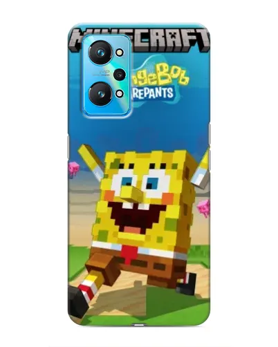 Чехол для Realme GT Neo 2 с картинкой «Губка Боб Minecraft» Чехол для Realme GT Neo 2 с картинкой «Губка Боб Minecraft»