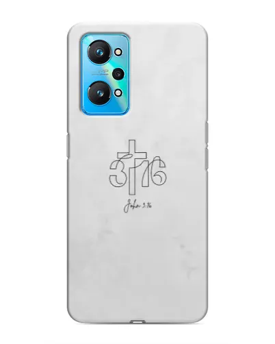 Чехол для Realme GT Neo 2 с картинкой «Иоанна 3:16 Крест»