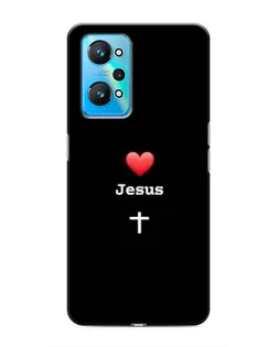 Чехол для Realme GT Neo 2 с картинкой «Сердце - Jesus» Чехол для Realme GT Neo 2 с картинкой «Сердце - Jesus»