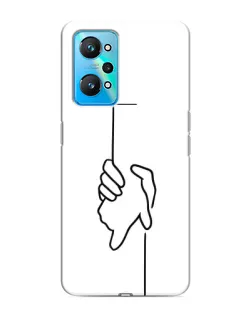 Чехол для Realme GT Neo 2 с картинкой «Рука держит» Чехол для Realme GT Neo 2 с картинкой «Рука держит»