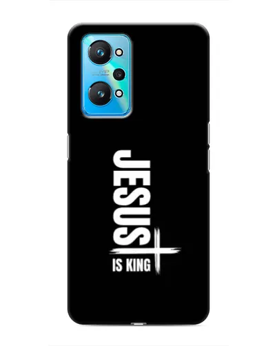 Чехол для Realme GT Neo 2 с картинкой «Вертикаль веры Jesus»