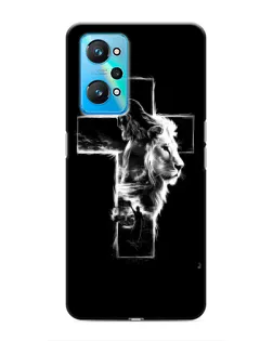 Чехол для Realme GT Neo 2 с картинкой «Сияющий крест Jesus»
