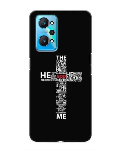 Чехол для Realme GT Neo 2 с картинкой «Текстовый крест» Чехол для Realme GT Neo 2 с картинкой «Текстовый крест»