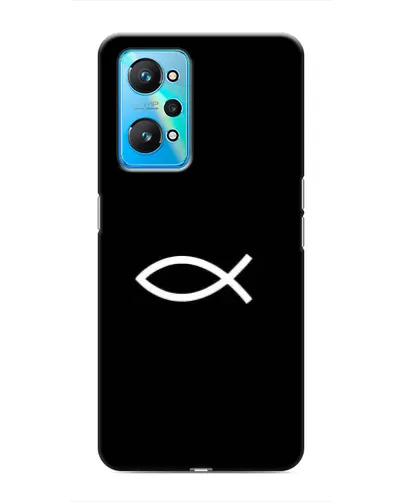 Чехол для Realme GT Neo 2 с картинкой «Символ рыбы Jesus» Чехол для Realme GT Neo 2 с картинкой «Символ рыбы Jesus»