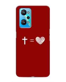 Чехол для Realme GT Neo 2 с картинкой «Уравнение любви»