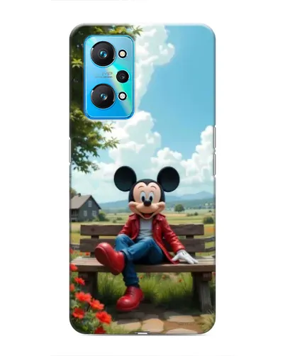 Чехол для Realme GT Neo 2 с картинкой «Микки на скамейке» Чехол для Realme GT Neo 2 с картинкой «Микки на скамейке»
