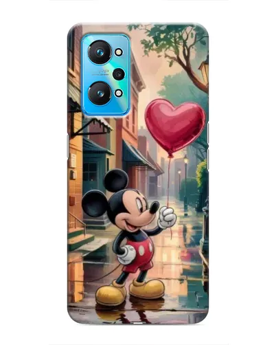 Чехол для Realme GT Neo 2 с картинкой «Микки и шарик-сердце» Чехол для Realme GT Neo 2 с картинкой «Микки и шарик-сердце»
