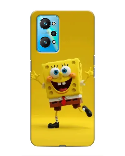 Чехол для Realme GT Neo 2 с картинкой «Позитивный Губка Боб»