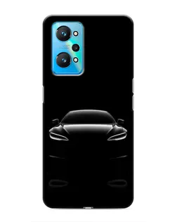 Чехол для Realme GT Neo 2 с картинкой «Силуэт Tesla Night»