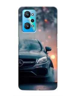 Чехол для Realme GT Neo 2 с картинкой «Mercedes — ночной город»