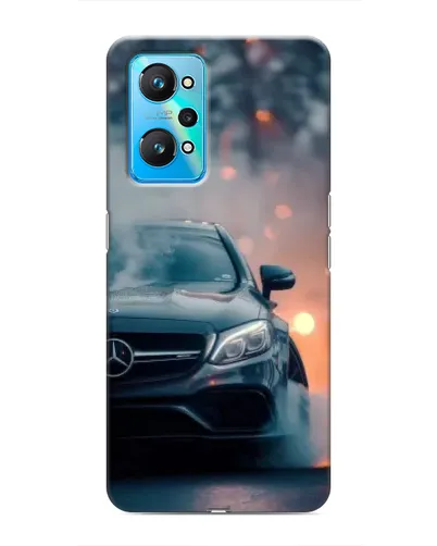 Чехол для Realme GT Neo 2 с картинкой «Mercedes — ночной город» Чехол для Realme GT Neo 2 с картинкой «Mercedes — ночной город»