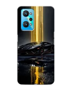 Чехол для Realme GT Neo 2 с картинкой «Ночной Lamborghini драйв»