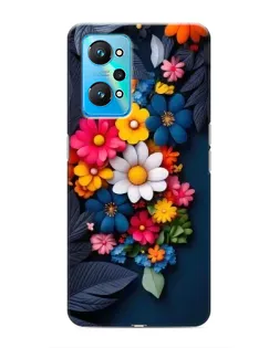 Чехол для Realme GT Neo 2 с картинкой «Цветочная феерия»
