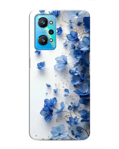 Чехол для Realme GT Neo 2 с картинкой «Голубой цветочный каскад» Чехол для Realme GT Neo 2 с картинкой «Голубой цветочный каскад»