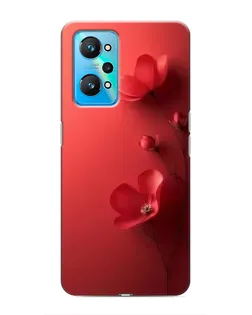 Чехол для Realme GT Neo 2 с картинкой «Маковые соцветия»