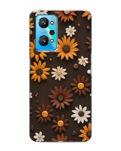 Чехол для Realme GT Neo 2 с картинкой «Узор из маленьких подсолнухов» Чехол для Realme GT Neo 2 с картинкой «Узор из маленьких подсолнухов»