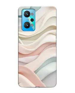 Чехол для Realme GT Neo 2 с картинкой «Пастельные нежные волны»