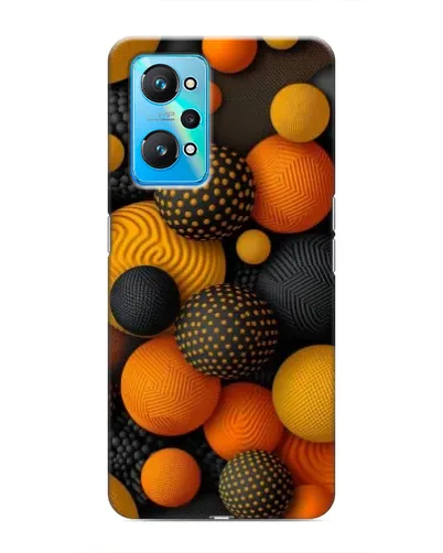 Чехол для Realme GT Neo 2 с картинкой «Объемные оранжевые сферы» Чехол для Realme GT Neo 2 с картинкой «Объемные оранжевые сферы»