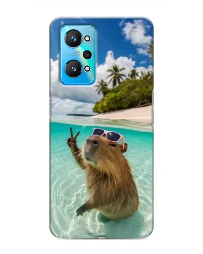 Чехол для Realme GT Neo 2 с картинкой «Капибара на море» Чехол для Realme GT Neo 2 с картинкой «Капибара на море»