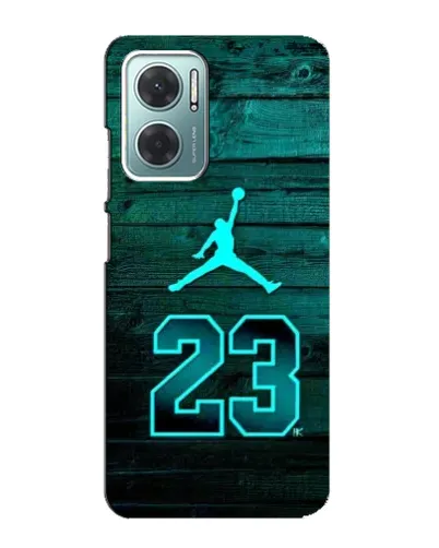 Чехол для Xiaomi Redmi Note 11E с картинкой «Jordan Cyan 23»