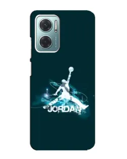 Чехол для Xiaomi Redmi Note 11E с картинкой «Jordan Blue Fire» Чехол для Xiaomi Redmi Note 11E с картинкой «Jordan Blue Fire»