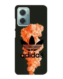 Чехол для Xiaomi Redmi Note 11E с картинкой «Оранжевый дым Adidas» Чехол для Xiaomi Redmi Note 11E с картинкой «Оранжевый дым Adidas»