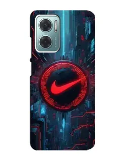 Чехол для Xiaomi Redmi Note 11E с картинкой «Техногенный стиль Nike» Чехол для Xiaomi Redmi Note 11E с картинкой «Техногенный стиль Nike»