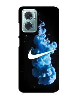 Чехол для Xiaomi Redmi Note 11E с картинкой «Nike и синий дым» Чехол для Xiaomi Redmi Note 11E с картинкой «Nike и синий дым»