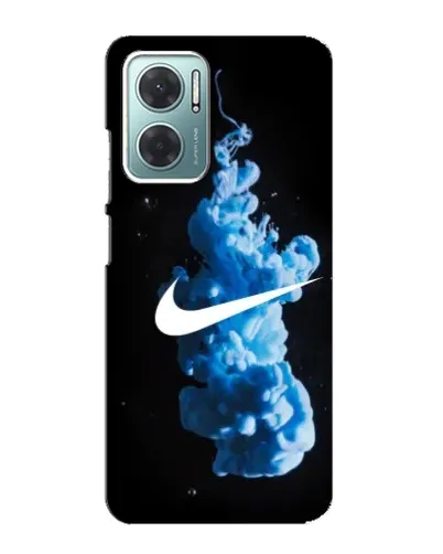 Чехол для Xiaomi Redmi Note 11E с картинкой «Nike и синий дым» Чехол для Xiaomi Redmi Note 11E с картинкой «Nike и синий дым»