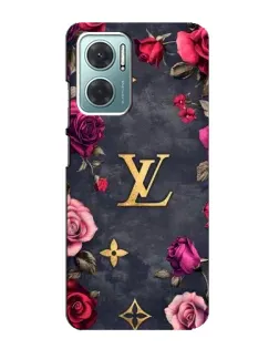 Чехол для Xiaomi Redmi Note 11E с картинкой «Цветочный Louis Vuitton»