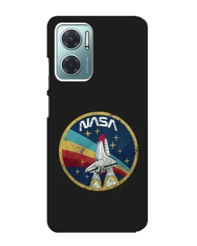 Чехол для Xiaomi Redmi Note 11E с картинкой «NASA — эмблема миссии»