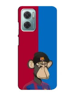 Чехол для Xiaomi Redmi Note 11E с картинкой «Bored Ape — фанат Барсы» Чехол для Xiaomi Redmi Note 11E с картинкой «Bored Ape — фанат Барсы»