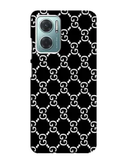 Чехол для Xiaomi Redmi Note 11E с картинкой «Gucci — сетчатый паттерн»
