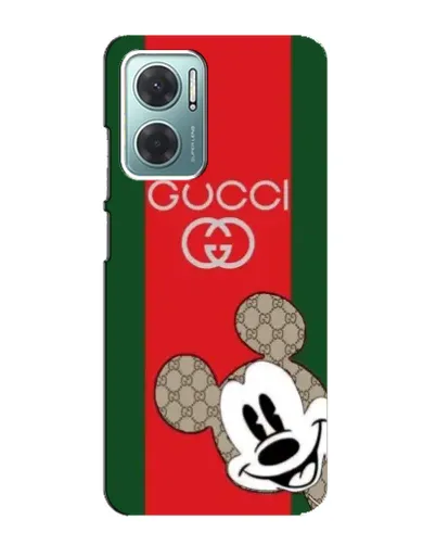 Чехол для Xiaomi Redmi Note 11E с картинкой «Gucci — полосы и Микки» Чехол для Xiaomi Redmi Note 11E с картинкой «Gucci — полосы и Микки»