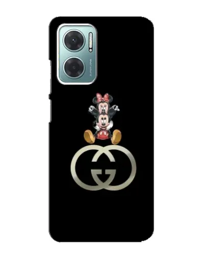 Чехол для Xiaomi Redmi Note 11E с картинкой «Минни Маус на лого» Чехол для Xiaomi Redmi Note 11E с картинкой «Минни Маус на лого»