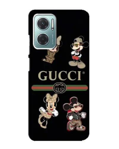 Чехол для Xiaomi Redmi Note 11E с картинкой «Gucci — герои Disney и монограмма» Чехол для Xiaomi Redmi Note 11E с картинкой «Gucci — герои Disney и монограмма»